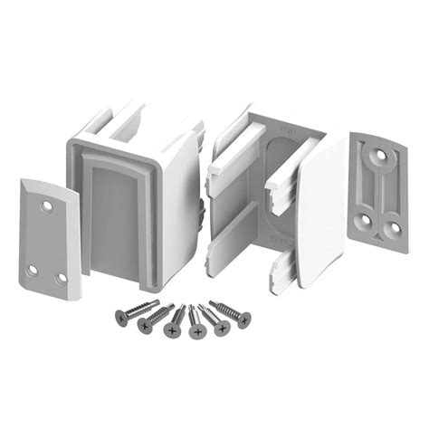 veranda metal fence bracket|vinyl fence slide brackets.